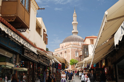 Thị trấn cổ kính trên đảo Rhodes